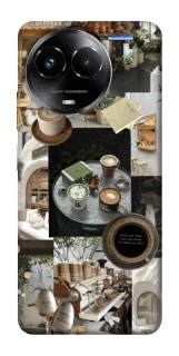 Чехол на Realme C67 4G Coffee collage ver.4 фото 1 из 1
