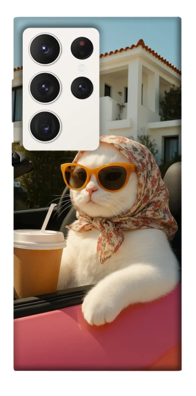 Чохол на Samsung Galaxy S23 Ultra Stylish Cat Cruise фото 1 з 1