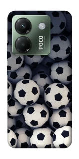 Чехол на Xiaomi Poco M7 pro 5G Футбольные мячи фото 1 из 1