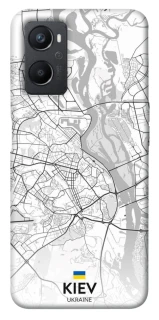 Чохол на Oppo A96 Kiev white map фото 1 з 1
