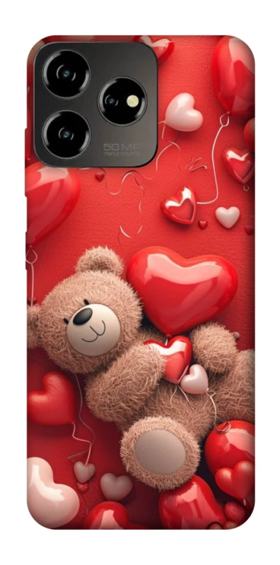 Чохол на ZTE Blade V50 Design 4G bear in hearts фото 1 з 1