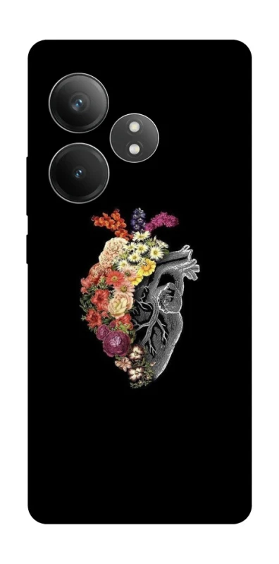 Чохол на Realme GT Neo 6 Heart with flowers фото 1 з 1