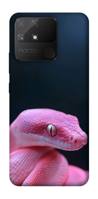Чохол на Realme Narzo 50A Рожева змія фото 1 з 1