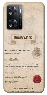 Чехол на Oppo A57s The Hogwarts acceptance letter фото 1 из 1