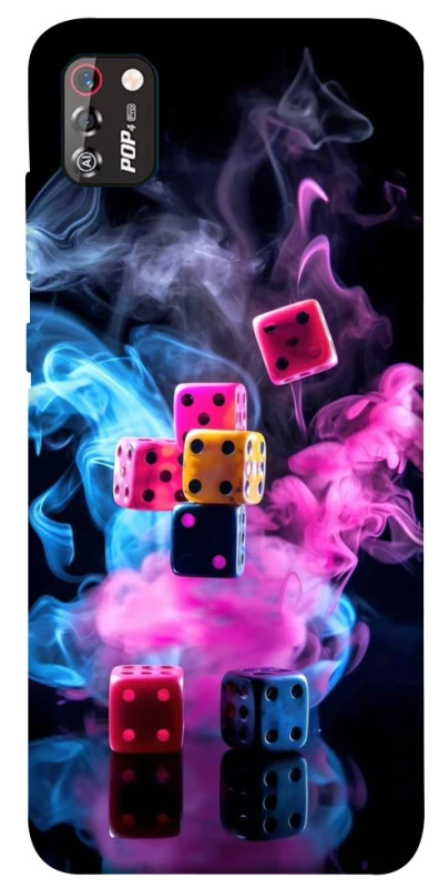 Чехол на TECNO POP 4 Pro Игральные кости фото 1 из 1