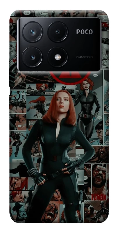 Чохол на Xiaomi Poco X6 Black Widow фото 1 з 1