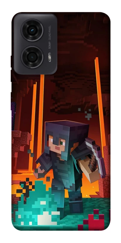 Чохол на Motorola Moto G24 Minecraft game adventure фото 1 з 1