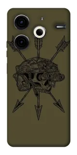 Чехол на TECNO Pova 6 Neo (LI6) Mil skull фото 1 из 1