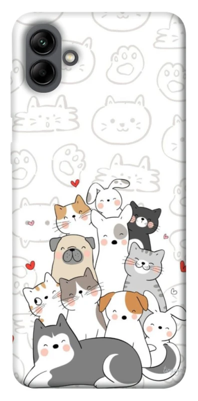 Чохол на Samsung Galaxy A04 Funny Pets фото 1 з 1