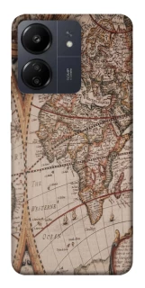 Чехол на Xiaomi Redmi 13C Карта путешествий фото 1 из 1