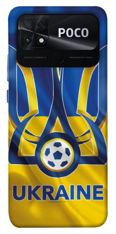 Чохол на Xiaomi Poco C40 Футбольний Герб v3 фото 1 з 1