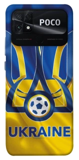 Чохол на Xiaomi Poco C40 Футбольний Герб v3 фото 1 з 1