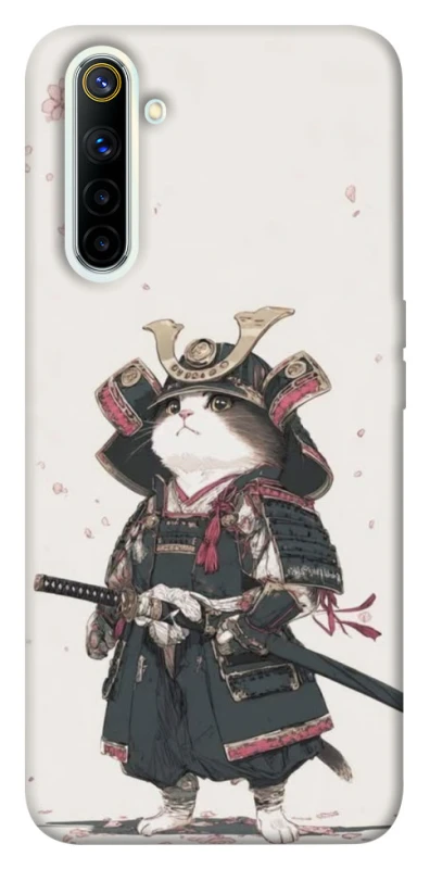 Чехол на Realme 6 Samurai Cat Warrior фото 1 из 1
