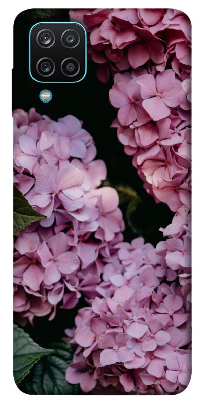 Чохол на Samsung Galaxy M12 Рожеві гартензії фото 1 з 1