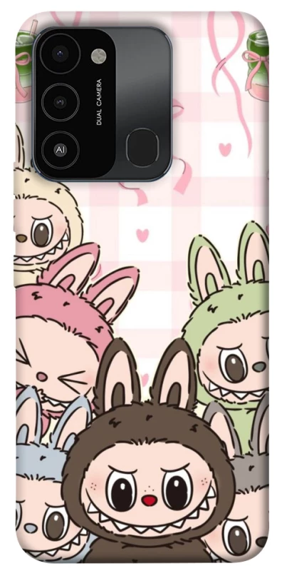 Чехол на TECNO Spark 8C All Labubu 2 фото 1 из 1