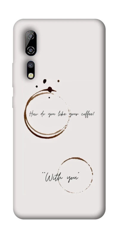 Чехол на ZTE Axon 10 Pro Coffee with you фото 1 из 1