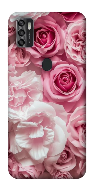 Чехол на ZTE Blade A7s (2020) Розовые цветы фото 1 из 1