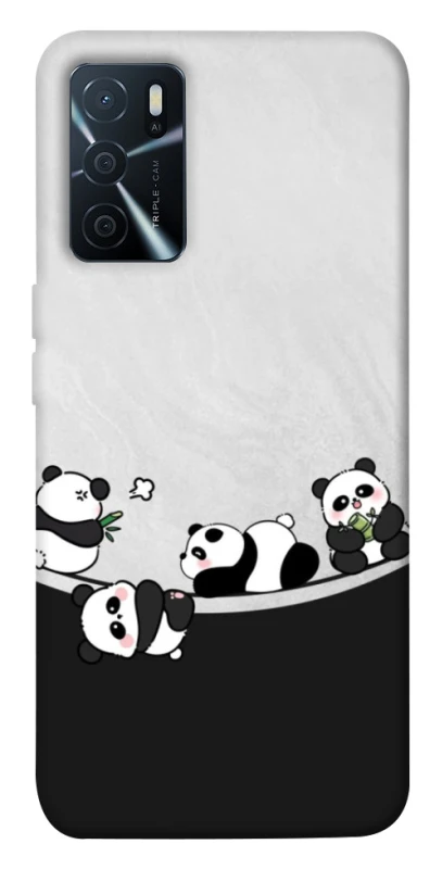 Чохол на Oppo A16s / A16 Four pandas фото 1 з 1
