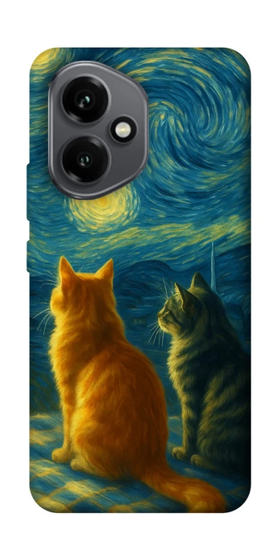 Чехол на Honor 400 Cats under the stars фото 1 из 1