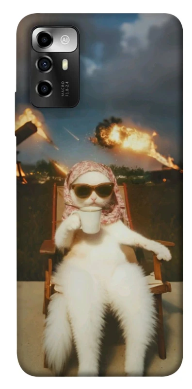 Чохол на ZTE Blade V40 Vita Exploding Kittens ver.1 фото 1 з 1