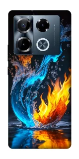 Чохол на Infinix Note 40 Pro 4G Water And Fire фото 1 з 1