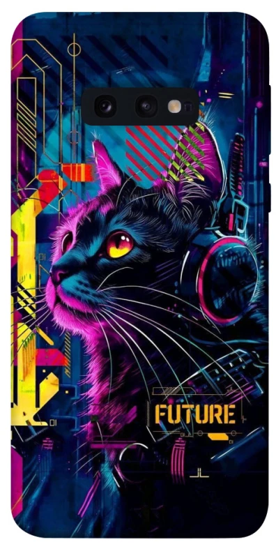 Чохол на Samsung Galaxy S10e Cyber Cat v2 фото 1 з 1