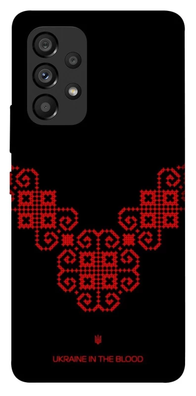 Чохол на Samsung Galaxy A53 5G Чорно-червона вишиванка фото 1 з 1