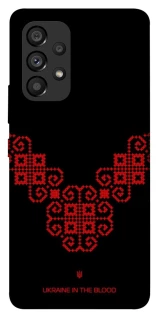 Чехол на Samsung Galaxy A53 5G Черно-красная вышиванка фото 1 из 1