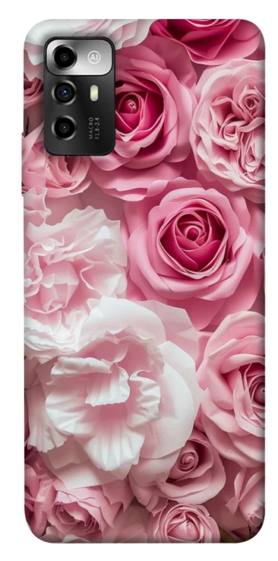 Чохол на ZTE Blade A72 Рожеві Квіти фото 1 з 1