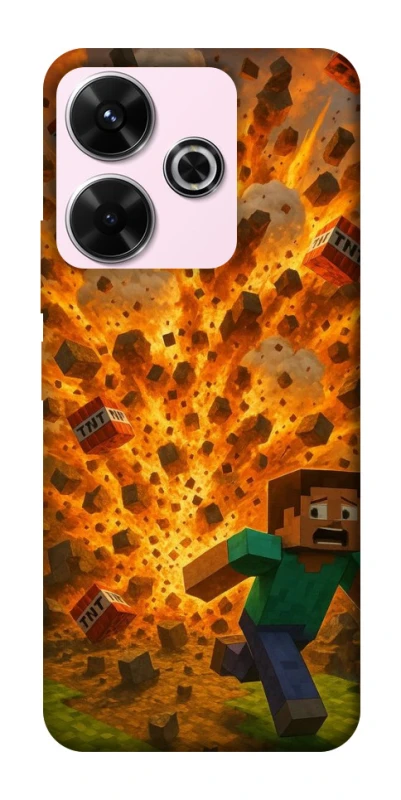 Чохол на Xiaomi Redmi 13 4G Minecraft v7 фото 1 з 1