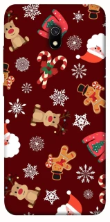 Чехол на Xiaomi Redmi 8a Новогодний v6 фото 1 из 1