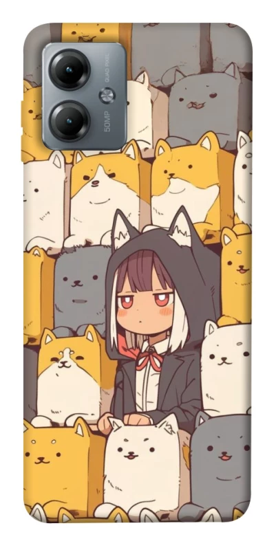 Чохол на Motorola Moto G14 Like a cat фото 1 з 1