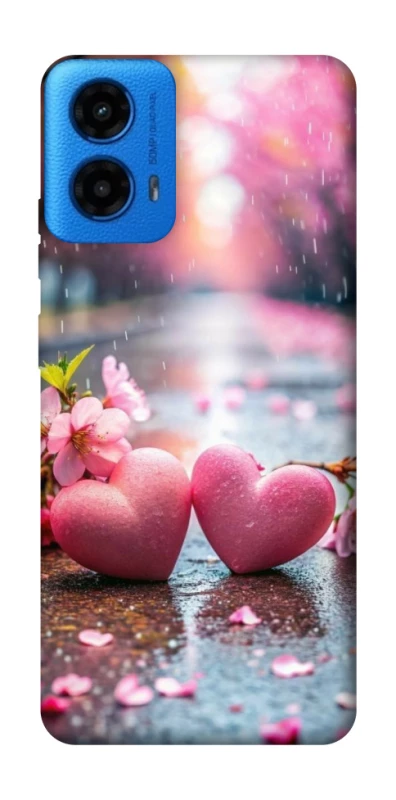 Чохол на Motorola Moto G45 Pink heart фото 1 з 1