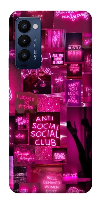 Чехол на TECNO Camon 18 Pro Hot collage ver.7 фото 1 из 1