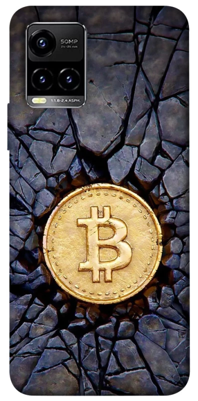 Чохол на Vivo Y21 / Y33s Bitcoin cracks фото 1 з 1