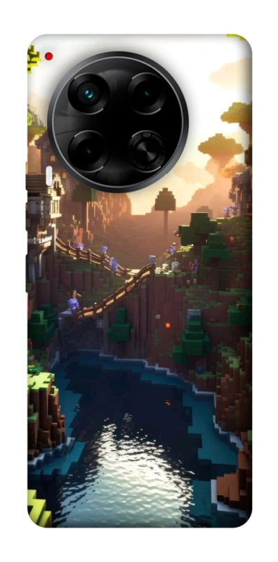 Чехол на TECNO Camon 30 (CL6) Minecraft sunset фото 1 из 1