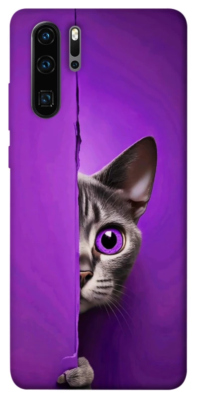 Чохол на Huawei P30 Pro Кіт-підглядач фото 1 з 1