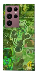 Чехол на Samsung Galaxy S22 Ultra Dandysworld tv green theme фото 1 из 1