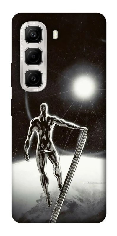 Чохол на Infinix Hot 50 4G Срібний серфер фото 1 з 1