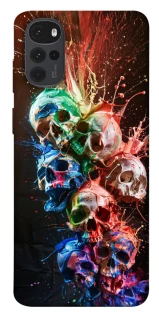 Чохол на Motorola Moto G22 Skulls фото 1 з 1