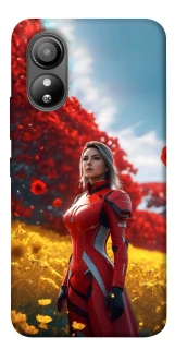 Чехол на ZTE Blade L220 Cyber space girl ver.5 фото 1 из 1