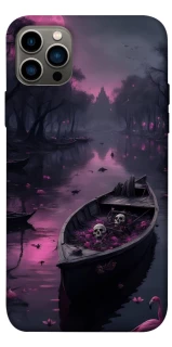 Чехол на Apple iPhone 12 Pro (6.1") Boat and flamingo фото 1 из 1