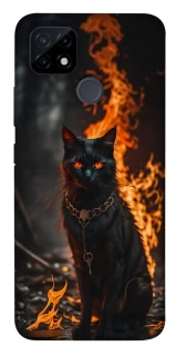 Чохол на Realme C25Y Вогняний кіт фото 1 з 1