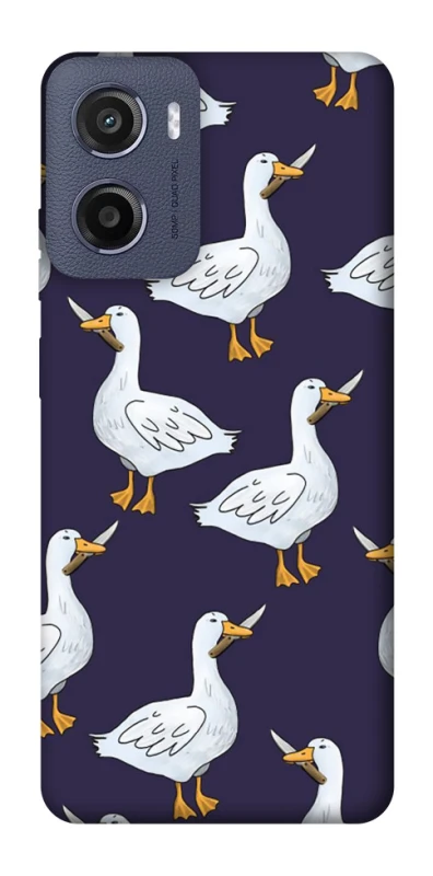 Чохол на Motorola Moto E15 Гуси з претензією фото 1 з 1