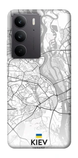 Чохол на Realme C75 Kiev white map фото 1 з 1