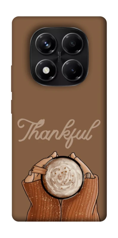 Чохол на Xiaomi Redmi Note 14 Pro 5G Thankful coffee фото 1 з 1