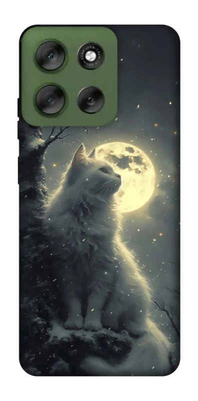Чохол на Motorola Moto G56 5G Кіт під місяцем фото 1 з 1