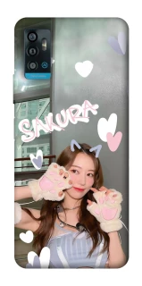 Чохол на ZTE Blade A71 Sakura - LE SSERAFIM фото 1 з 1