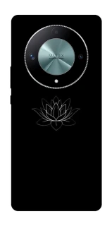 Чохол на Huawei Magic6 Lite Black Lotus фото 1 Чохол на Huawei Magic6 Lite Black Lotus фото 1 з 1