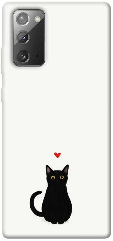Чохол на Samsung Galaxy Note 20 cat in love фото 1 Чохол на Samsung Galaxy Note 20 cat in love фото 1 з 1